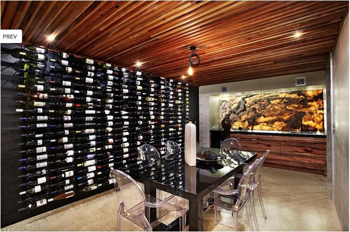 Design, Wein und Kunst weinkeller